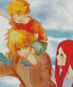 Minato X Kushina And Naruto Diamond Painting