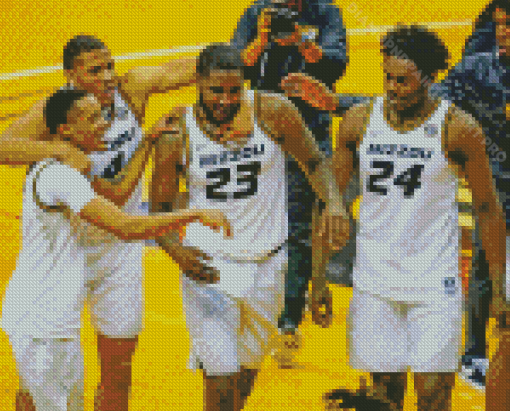 Missouri Tigers Basketballers Diamond Painting