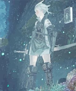 Nier Replicant Remake Game Poster Diamond Painting