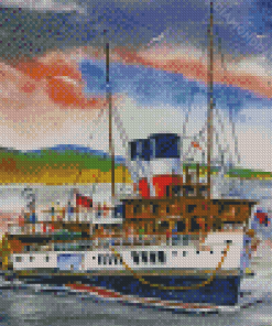 PS Waverley Ship Diamond Painting