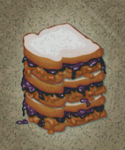 Peanut Butter And Jelly Diamond Painting