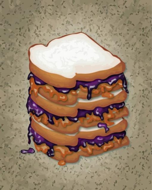 Peanut Butter And Jelly Diamond Painting