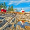 Pemaquid Point Maine USA Diamond Painting