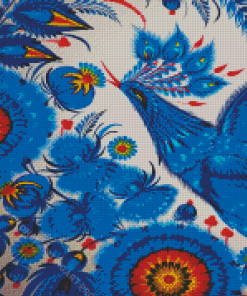 Petrykivka Peacock Diamond Painting