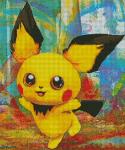 Pichu Art Diamond Painting