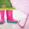 Pink Rain Boots Diamond Painting