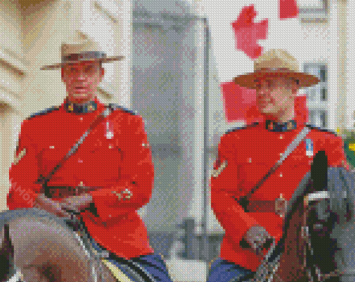 Royal Canadian Mounted Police Diamond Painting