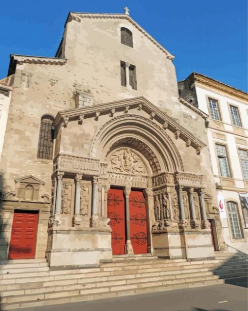 Saint Trophime Arles Cathedral Diamond Painting