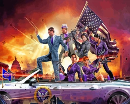 Saints Row Adventure Diamond Painting