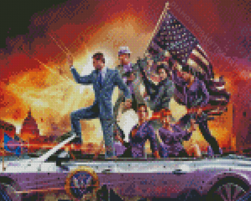 Saints Row Adventure Diamond Painting