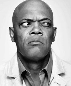 Samuel L Jackson Confused Diamond Painting