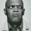 Samuel L Jackson Confused Diamond Painting