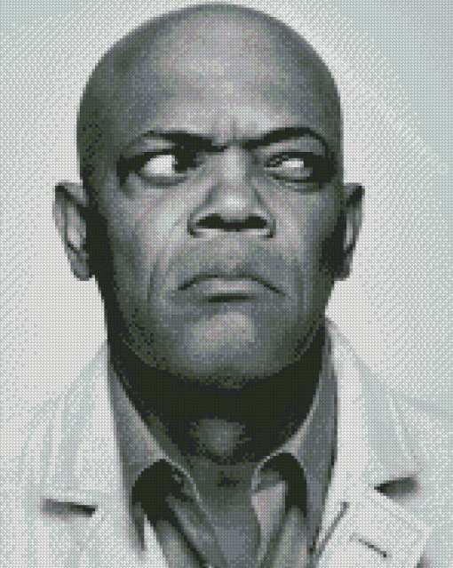 Samuel L Jackson Confused Diamond Painting