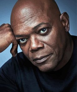 Samuel L Jackson Portrait Diamond Painting