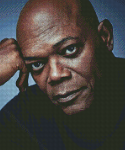 Samuel L Jackson Portrait Diamond Painting