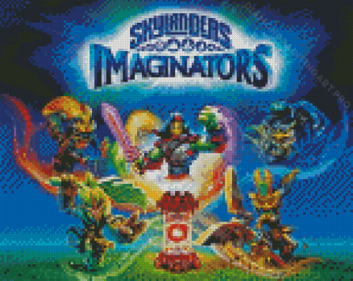 Skylanders Imaginators Video Game Diamond Painting