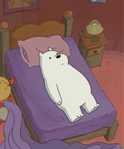 Sleepy Ice Bear Diamond Painting