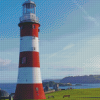 Smeatons Tower Plymouth Hoe Park Diamond Painting