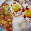 Soy Sauce Fried Egg Diamond Painting