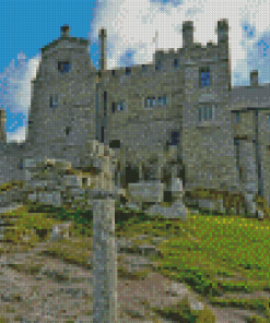 St Michaels Mount Castle In England Diamond Painting