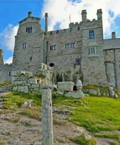 St Michaels Mount Castle In England Diamond Painting