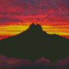 Sunset At Tetakawi Peak San Carlos Diamond Painting