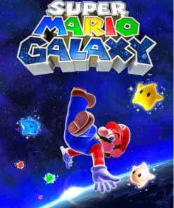 Super Mario Galaxy Poster Diamond Painting