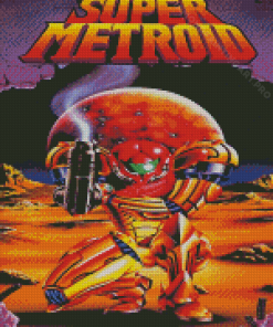 Super Metroid Poster Diamond Painting