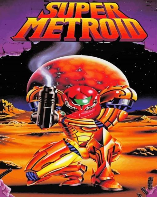 Super Metroid Poster Diamond Painting