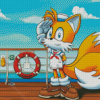 Tails The Hedgehog Anime Diamond Painting