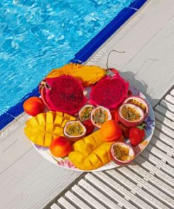 Tasty Fruits In Pool Diamond Painting