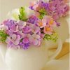 Teapot With Purple Flowers Diamond Painting