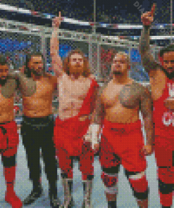 The Bloodline WWE Fighters Diamond Painting