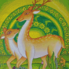 The Deer Couple Art Diamond Painting