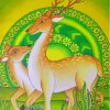 The Deer Couple Art Diamond Painting