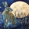 The Hare And Moon Diamond Painting