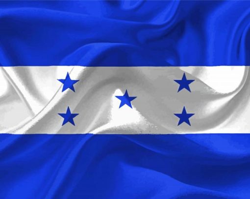 The Honduras Flag Diamond Painting