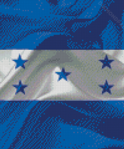 The Honduras Flag Diamond Painting