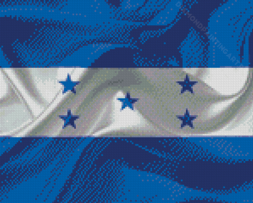 The Honduras Flag Diamond Painting