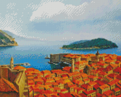 The Lokrum Island Croatia Diamond Painting