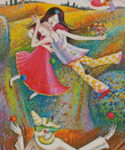 The Love Juggler Diamond Painting