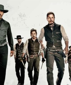 The Magnificent Seven Film Characters Diamond Painting