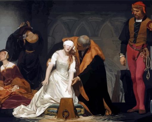 The Execution Of Lady Jane Grey Delaroche Diamond Painting