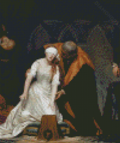 The Execution Of Lady Jane Grey Delaroche Diamond Painting