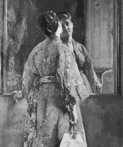 The Japanese Robe By Alfred Stevens Diamond Painting