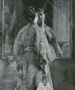 The Japanese Robe By Alfred Stevens Diamond Painting