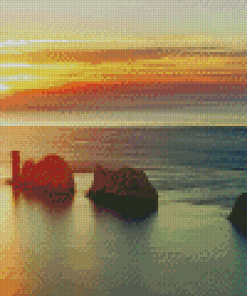 The Needles Seascape Diamond Painting