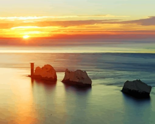 The Needles Seascape Diamond Painting