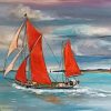 The Thames Sailing Barge Boat Diamond Painting