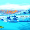 US Lockheed C 130 Plane Diamond Painting